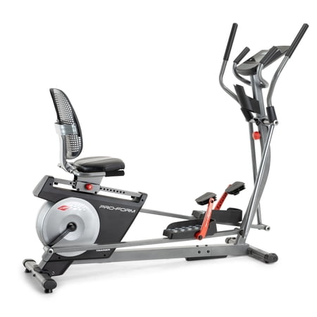 ProForm Hybrid Trainer 2-in-1 Elliptical & Recumbent Bike with 30-Day iFIT Membership for Global Workouts & Studio Classes