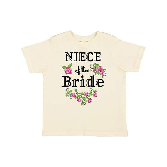 Inktastic Niece of the Bride Roses Girls Toddler T-Shirt