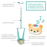 Infantino 2-in-1 Music & Lights Doorway Baby Jumper, Fox Motion-Activated Toy, Unisex 4+ Months, Multicolor