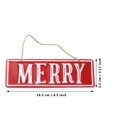 thumbnail image 5 of Letreros colgantes con adornos navideños, letreros para puerta para decoración navideña, suministros para fiestas con temática de Feliz Navidad, letreros para puerta, decoraciones para puerta de, 5 of 5