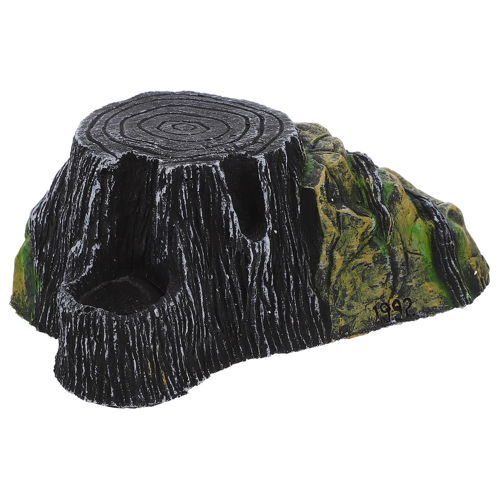 FOMIYES Resin Turtle Dock for Basking and Resting, Decorative Platform for Turtle and Fish Tanks, Aquarium Accessory