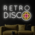 thumbnail image 2 of Craftnamesign Retro Disco Neon Sign, Vintage Wall Decor, Bar Wall Art, 2 of 4