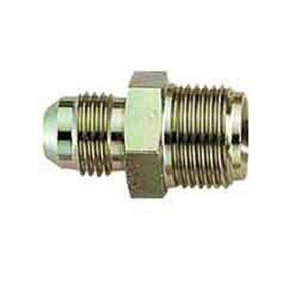Aeroquip Power Steering Hose Adapter Fitting FCM2964 -6 AN Male To 5/8 Inch-18 Male Thread; Steel