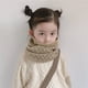 thumbnail image 2 of Bufanda para niños Otoño e invierno Bufanda de punto cálida para bebés Bufanda a cuadros a juego para niños y niñas Manga de lana de moda, 2 of 6