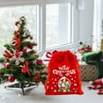 thumbnail image 5 of C Festive Gift Bag For Christmas Candy And Apples Flannel Pouch For Tree Decoration And Presents, 5 of 7