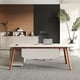 thumbnail image 3 of Charge Boss Office Desks Computer Single Person Manager Modern Office Desks Simplicity Mesa Escritorio Working Equipment QF50OD My Lux Decor Round, 3 of 11