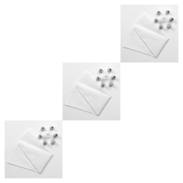 Matsuzay Juego de boquillas para manga pastelera, juego de puntas de acero inoxidable para decoración de pasteles, bolsa para helado, suministros para Type1 NO1 Matsuzay CBP061571