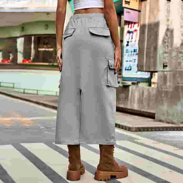 【BAON】Huika cargo long skirt BAON】Huika cargo long skirt Cargo Maxi skirt – Be Boutique
