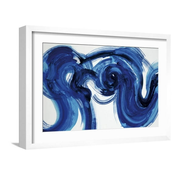 Art.com Flourish Art Print by Randy Hibberd, White Frame Wall Art, 23" x 17"