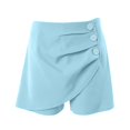 thumbnail image 5 of Sngxgn Womenâs Flowy Running Shorts Casual Summer Shorts(Sky Blue,XXL), 5 of 5