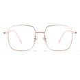 thumbnail image 1 of Gafas de bloqueo de luz azul Cyxus con montura metálica retro cuadrada, 1 of 9
