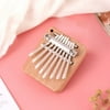 JUST CLEARANCE Thumb Piano 8-key Mini Crystal Clear Kalimba Finger Piano Two Finger Piano brown