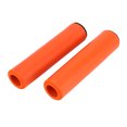 thumbnail image 3 of 1Pair Set Bicycle Mountain Bike Handlebar Sponge Anti Skid Shock Absorbing Grip Cover Orange, 3 of 8