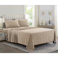 thumbnail image 5 of Yamel Home - King Size Bed Sheet Set - Luxurious Feeling - 2000 Hypoallergenic - Breathable & Cooling Sheets- Deep Pockets fit up to 16'' - Wrinkle Free - Supreme Collection - Taupe, King Size, 5 of 5