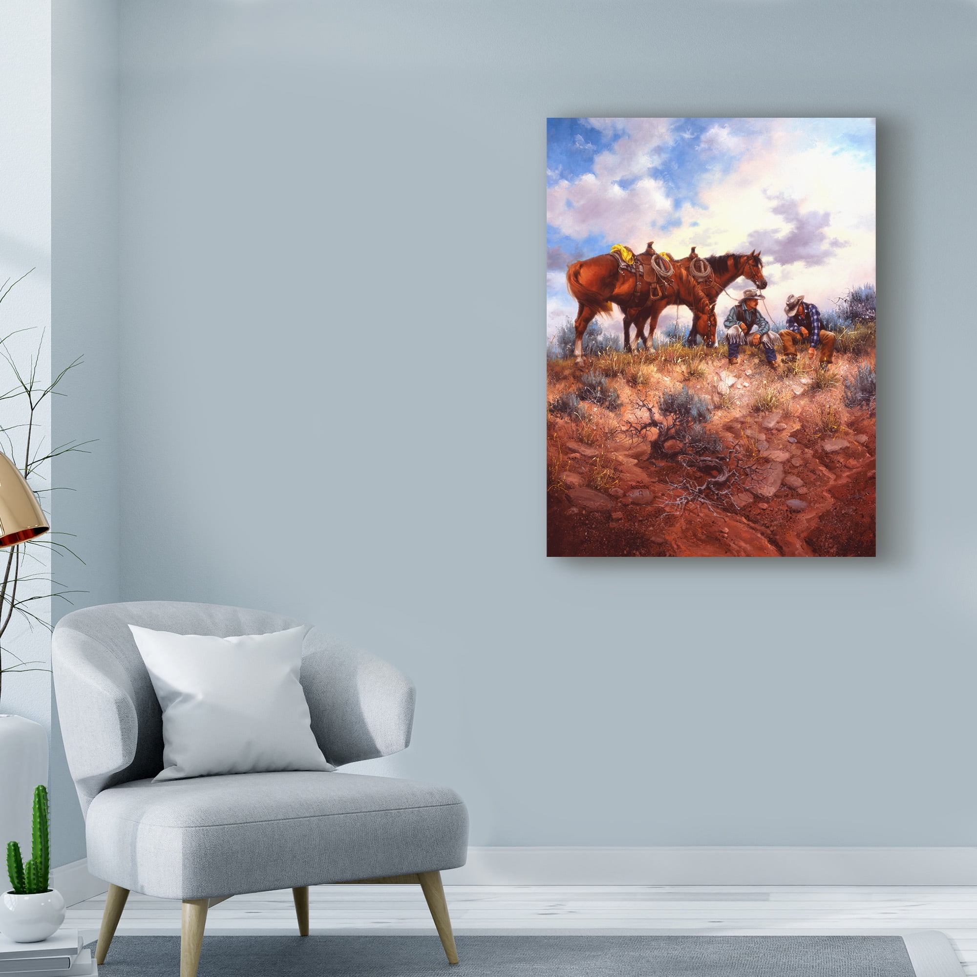 Trademark Fine Art 'Sage Advice' Canvas Art by Jack Sorenson