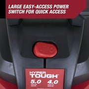 Hyper Tough 5 Gallon Wet/Dry Vacuum for the Car, Garage, Home or Workshop