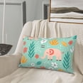 thumbnail image 5 of Lsque Elephant and Flowers Pattern Pillow Case – Soft & Cozy Throw Pillow Cover, Hypoallergenic Cushion Case for Sleeping Women with Envelope Closure-20"x30", 5 of 6