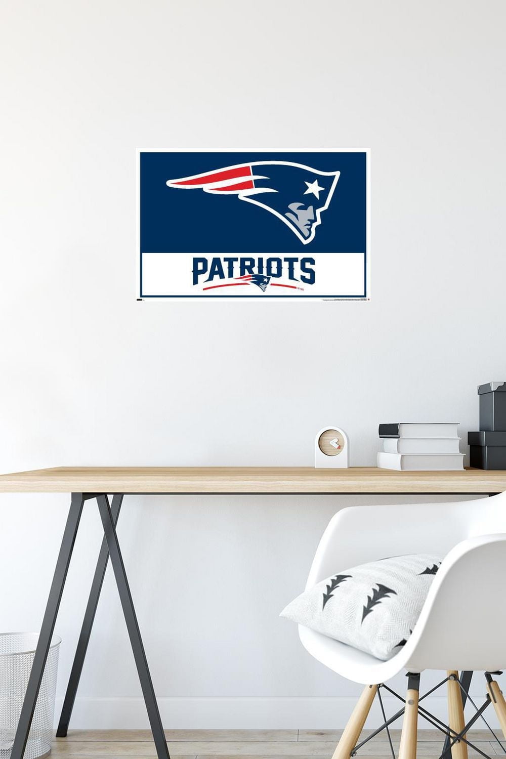 NFL New England Patriots - Logo 21 Wall Poster, 22.375" x 34" Framed
