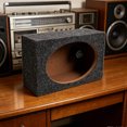 HONMEET Car Audio Subwoofer Enclosure, Wooden Speaker Box with for ...