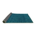 thumbnail image 2 of Ahgly Company Indoor Rectangle Abstract Turquoise Blue Contemporary Area Rugs, 5' x 7', 2 of 4
