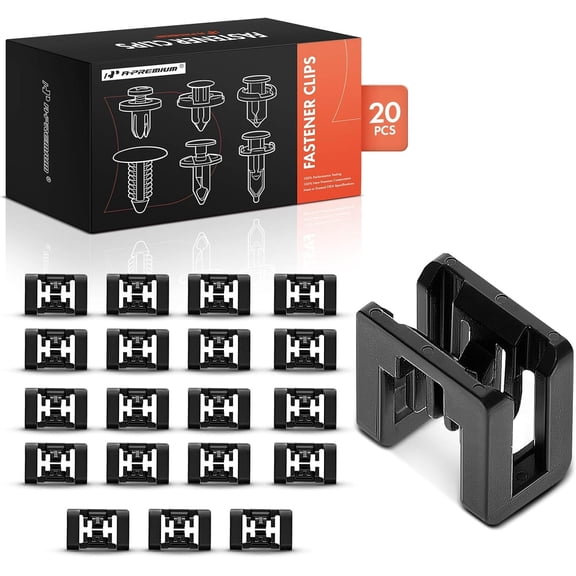 A-Premium 20PCS Nylon Cowl Grille Clip Retainers Compatible with Nissan Rogue 2014-2023