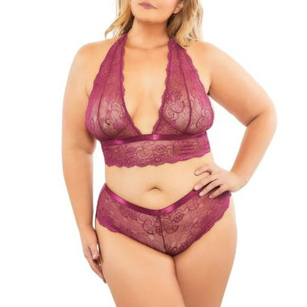 Groping Upward Nomination Oh La La Cheri Womens Plus Size Lisette Lace Bra and Panty Set Style-40-10699X - Walmart.com Groping Upward Nomination Oh La La Cheri Womens Plus Size Lisette Lace Bra and Panty Set Style-40-10699X - Walmart.com