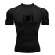 thumbnail image 3 of Camiseta de compresión para hombre, ropa deportiva de superhéroe para gimnasio, correr, Rashgard, de secado rápido, de manga corta, nueva, 3 of 5
