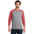 thumbnail image 1 of District ® Perfect Tri® 3/4-Sleeve Raglan. DM136 Distrito DM136, 1 of 1