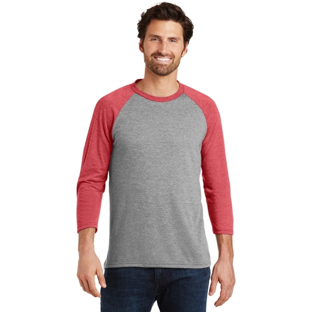 District ® Perfect Tri® 3/4-Sleeve Raglan. DM136 Distrito DM136