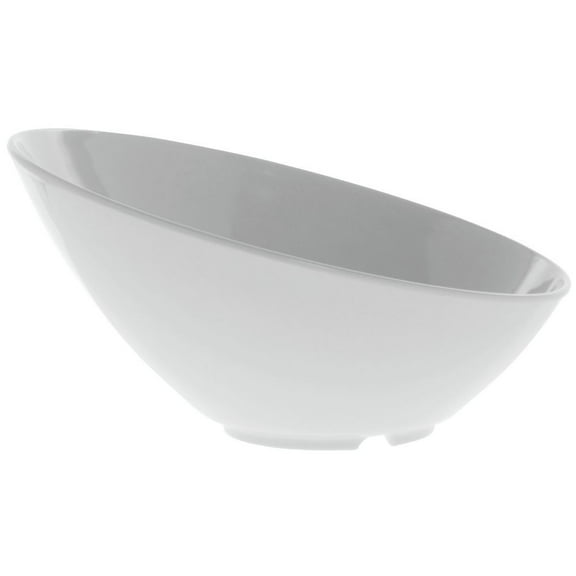 G.E.T. San Michele Cascading 60 oz Round White Melamine Bowl - 12"Dia x 6 1/4"H
