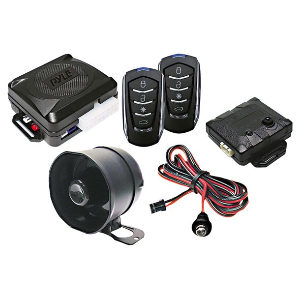 PYLE PWD701 Car Alarm Security System 2 Transmitters w/ 4 Button