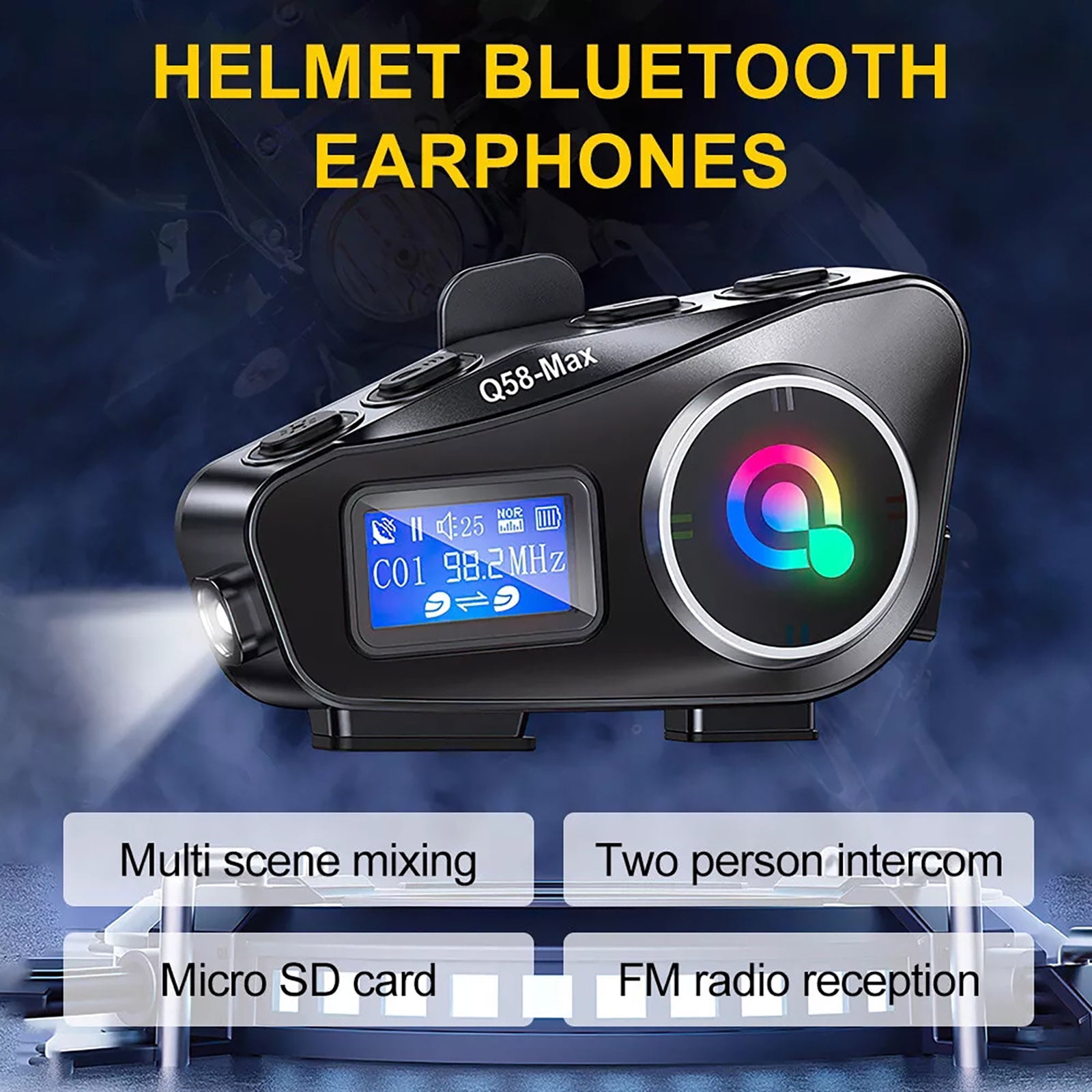 High-Performance Helmet Bluetooth for Riders Seamless Communication on the Road