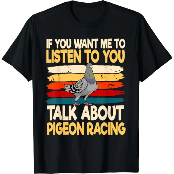 Pigeon Racing Breeder Retro T-Shirt