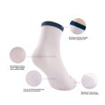 thumbnail image 5 of Quivnbaro Black White Socks Lightweight Comfortable Breathable for Men Women Casual  Everyday Wear, 5 of 5