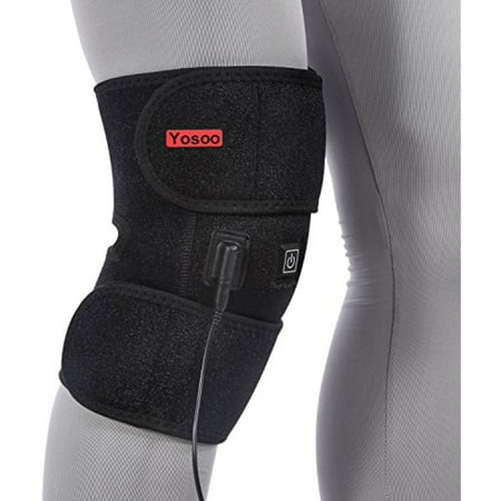 Yosoo Heated Pad Heat Therapy Knee Wrap Brace Thermotherapy Heating Pad with