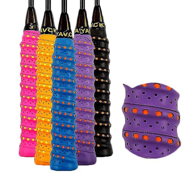 Bandas antideslizantes para el sudor, cinta de agarre para raqueta de tenis, agarre para bádminton, cinta deportiva sobre agarre para raqueta de tenis de playa, 10 Uds.