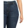 thumbnail image 5 of Terra & Sky Women's Plus Size Distressed Slim Boyfriend Capri Jeans, 27” Inseam, 5 of 6
