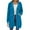 Blue, variant on Women's Zip Up Hoodies Long Tunic Sweatshirts Oversized Casual Long Sleeve Fall Hoodie Jacket Coat with Zipper Pocket (Blue, M)