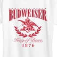 thumbnail image 3 of Budweiser - Anheuser Eagle Crest - Women's Short Sleeve Graphic T-Shirt, 3 of 5