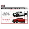 thumbnail image 4 of TAC Side Steps Running Boards Fit 2024 TOYOTA TACOMA DOUBLE CAB Truck Pickup 3” Texture Black Side Bars Nerf Bars Off Road Accessories, 4 of 8