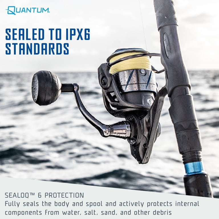 Quantum Benchmark Spinning Fishing Reel, Size 6000 Reel, 5+1