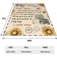thumbnail image 3 of SPXUBZ To Sister Gifts Sunflower Sister Throw Blanket Birthday Gifts for Sister Women's Day Mother's Day Gifes, 3 of 7