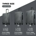 thumbnail image 4 of Tripcomp Luggage 3 Piece Set,Suitcase Set with Spinner Wheels Hardside Lightweight Luggage 20in24in28in.(Dark Grey), 4 of 9