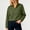 Green women cropped jacket a1, variant on Tusihei Women Collared Long Sleeve Zip Up Drawstring Casual Cropped Jacket Outdoor Tops Loose Fit Pullover Blouse Lightweight Spring Summer Streetwear, Blue 2XL
