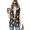 Ghost Pumpkin Pattern, variant on Chririnla Autumn Oak Leaves Bark, Classic Casual Business Vest for Summer Work 2026, Open Front Button Up Work Blazer Waistcoat