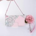 thumbnail image 5 of Funda tipo cartera para iPhone 8 Plus/iPhone 7 Plus para mujer, lujosa funda tipo cartera de piel con tapa y cadena para correa, ideal para chicas., 5 of 5