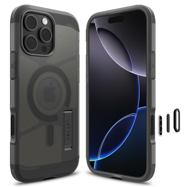 Funda Spigen Tough Armor T MagFit Negra para iPhone 16 Pro Max