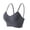 Blue -AW23, variant on Cami Bras - Women's V-Neck Padded Seamless Straps Bralette Everyday Basic Sleeping Bra Gray 32