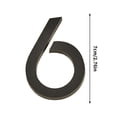 thumbnail image 2 of Oefntac Number Plates 7CM Acrylic Number Plates for Stylish Decor, 2 of 2