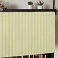 thumbnail image 5 of Yellow Striped Kitchen Valances for Windows, Modern Simple Farmhouse Beige Vintage Bathroom Window Valances 42x12 Inch Rod Pocket Window Treatments Valance Curtains for Living Room Bedroom Decor, 5 of 9